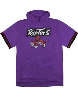 Mitchell & Ness Nba Toronto Raptors French Terry T-Shirt - Purple