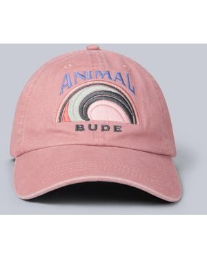 Mountain Warehouse Regional Bude Baseball Cap Adjustable Head Strap Everyday Casual Hat Cotton - Pink