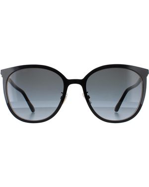 Jimmy Choo Cat Eye Dark Gradient Oria/G/Sk Metal - Black
