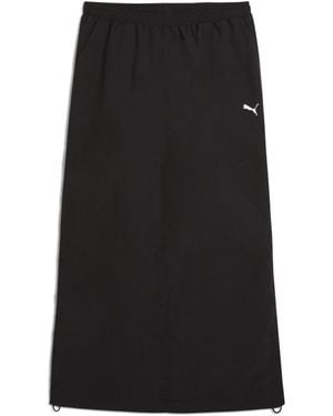 PUMA Wardrobe Essentials Woven Maxi Skirt - Black