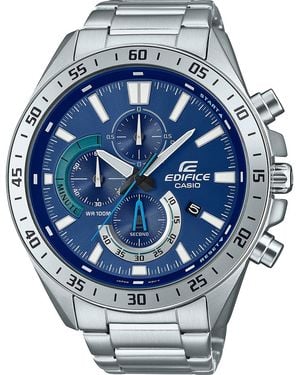 G-Shock Edifice Watch Efv-620D-2Avuef Stainless Steel - Blue