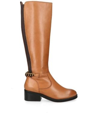 Kurt Geiger Leather Kgl Chelsea Rider Boots - Brown