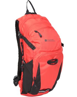 Mountain Warehouse 'Cycle' Hydro Backpack Lightweight Adjustable Straps Hydration Cycling Bag - Red