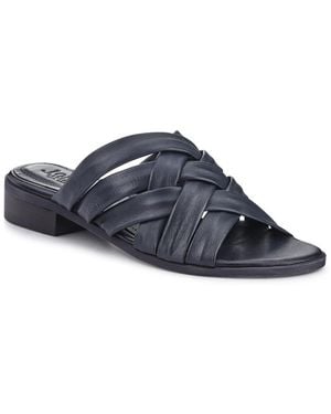 Jones Bootmaker Imalda Smart Leather Mules - Blue