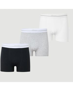 Ellesse Ambria Trunks 3 Pack - White