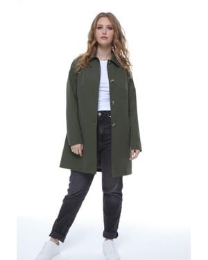 Elle Jennifer Single Breasted Basic Mac - Black