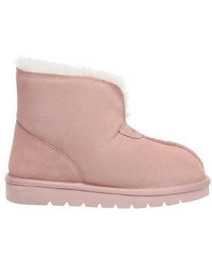 EVER AU Owl Ankle Slippers - Pink