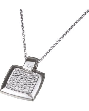 Orphelia Dames 925 Sterling Zilveren Ketting Met Hanger - Zwart