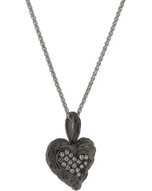Orphelia 'Hazel' 925 Sterling Chain With Pendant - White