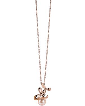 Orphelia 925 Sterling Chain With Pendant - Black