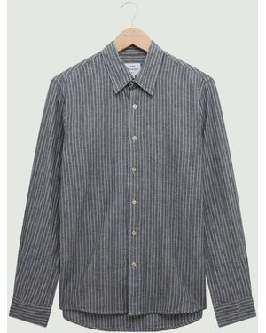 Peter Werth Otton Ls Shirt - Grey