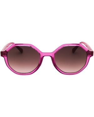 Moschino Love Fuchsia Sunglasses - Brown