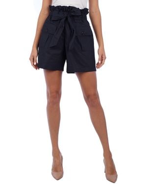 Emporio Armani 3K2P91 High Waisted Shorts - Blue