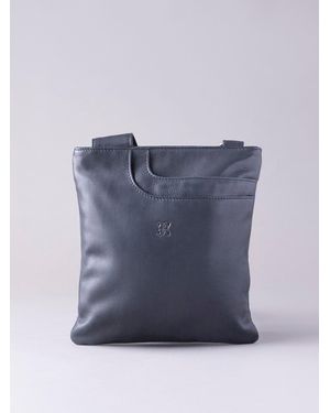 Lakeland Leather Allerdale Cross Body Bag - Blue