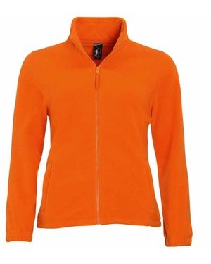 Sol's Ladies North Full Zip Fleece Jacket - Orange