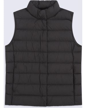 Mountain Warehouse Lightweight Down Gilet Water Resistant Sleeveless Body Warmer Jacket - Black