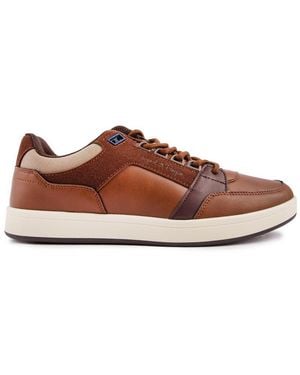 Original Penguin Status Trainers - Brown