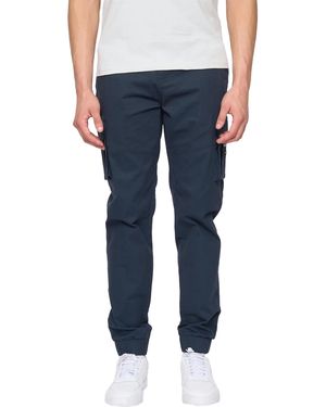 Duck and Cover Chemmer Woven Jogging Bottoms - Blue