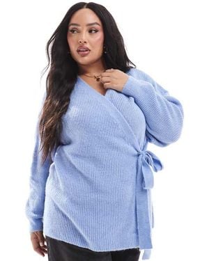 ONLY Wrap Cardigan - Blue