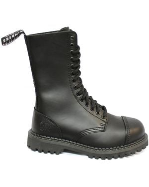Grinders Leather Military Boots – Herald - Black