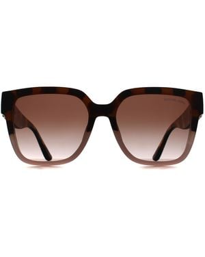 Michael Kors Square Tortoise Gradient Mk2170U - Brown