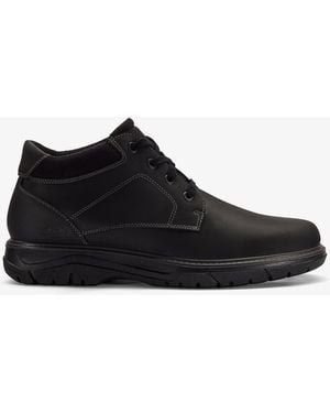 Clarks Renzo Mid Leather Boots - Black