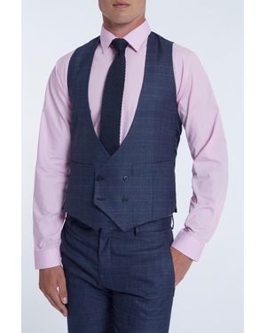 Limehaus Airforce Berry Overcheck Waistcoat - Blue