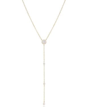 Gena Paris Gena.Paris 'The One' 925 Sterling Zilveren Ketting - Metallic