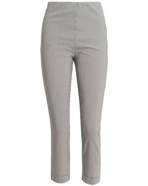 M&CO. Pull On Stretch Crop Trousers - Grey