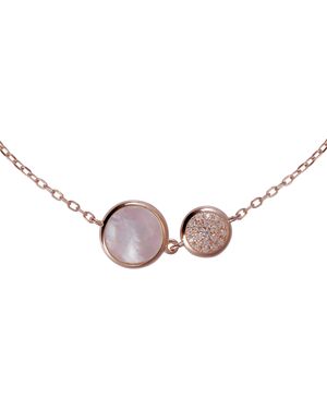 Orphelia 'Anise' 925 Sterling Bracelet - Pink