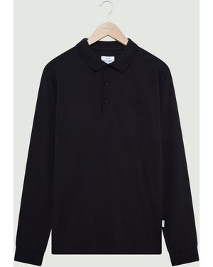 Peter Werth Barone Ls Polo Shirt - Blue
