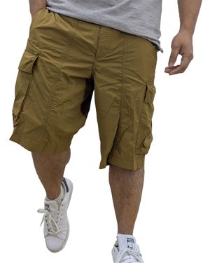 Timberland Cargo Shorts Elasticated Summer Casual Quick Dry - Green