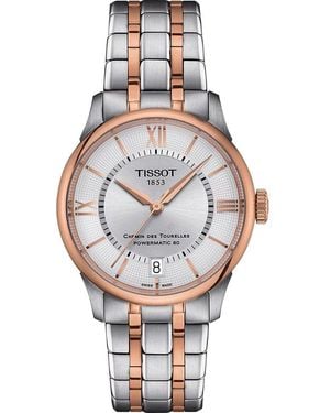 Tissot Chemin Des Tourelles Watch T1392072203800 Stainless Steel - Metallic