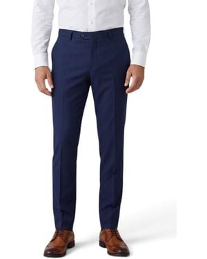 Paul Andrew Formal Trousers Tailored Fit Trousers - Blue