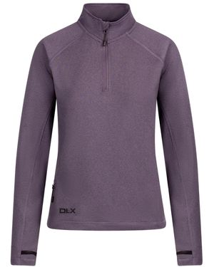 DLX Ladies Theresa Marl Top (Wisteria Marl) - Purple