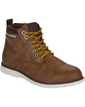 Jack & Jones And Denver Combo Ankle Boots (Capuccino) - Brown