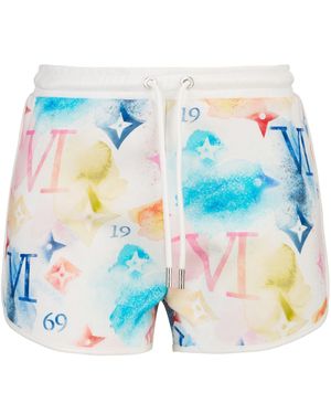 19V69 Italia by Versace Korte Broek Madrissa Icoon - Blauw