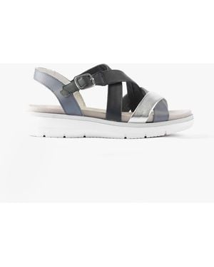 Remonte D2K53-14 Sandals Combination Leather - Blue