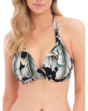 Fantasie Bamboo Grove Halter Bikini Top - Black