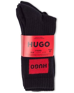 HUGO Qs Rib Label Cc 10267340 01 - Red