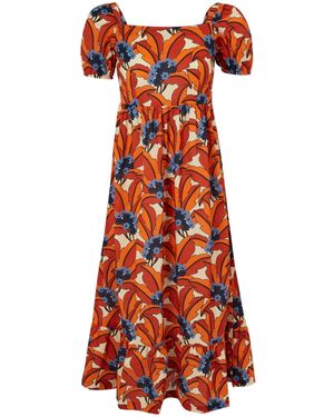 Regatta Ladies Orla Kiely Tropical Summer Dress - Red
