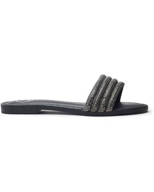 b.soleful Lusina Sandals Faux Leather - White