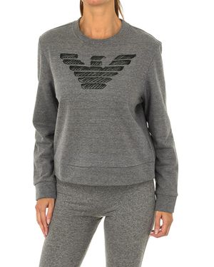 Armani Damestrui Met Lange Mouwen En Ronde Hals 7V5M75-5J42Z - Grijs