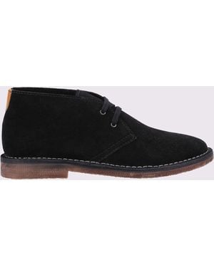 Hush Puppies Samuel Leather Chukka Boot - Black