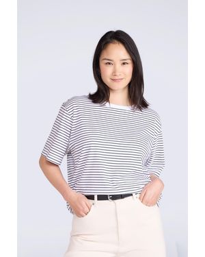 Mountain Warehouse 'Idol' T-Shirt Cotton Relaxed Fit Comfy Casual Tee - White