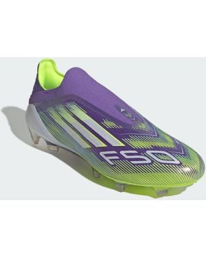 adidas Originals F50 Elite Laceless Firm Ground Boots - Blue