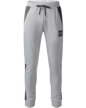 Umbro Sports Tracksuit Bottoms (Quiet Shade/Castle Rock) - Grey