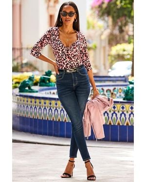 Sosandar Perfect Skinny Jeans Cotton - Blue