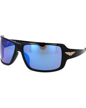 Police Spln37M 650Z42 65 0Z42 Sunglasses - Blue