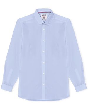 Lambretta Long Sleeve Regular Fit Shirt - Blue